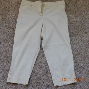 Counterparts 12 crop jeans capris yellow